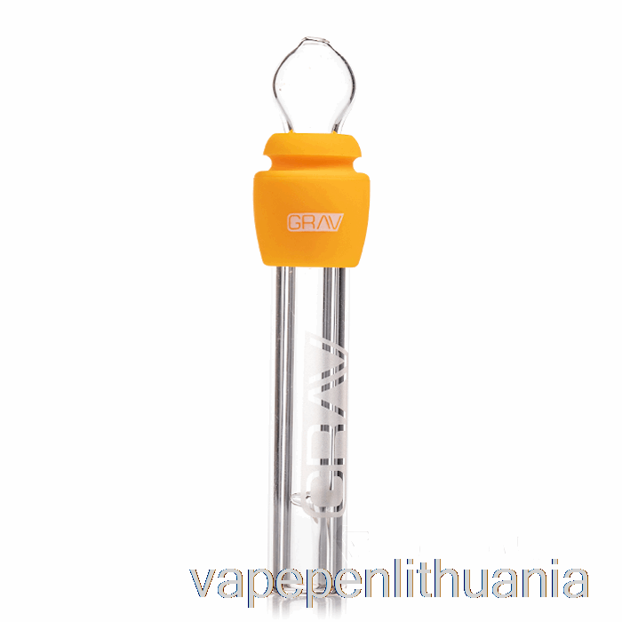 Grav Stiklas Bukas Su Silikoniniu Garstyčių Geltonu Vape Skysčiu